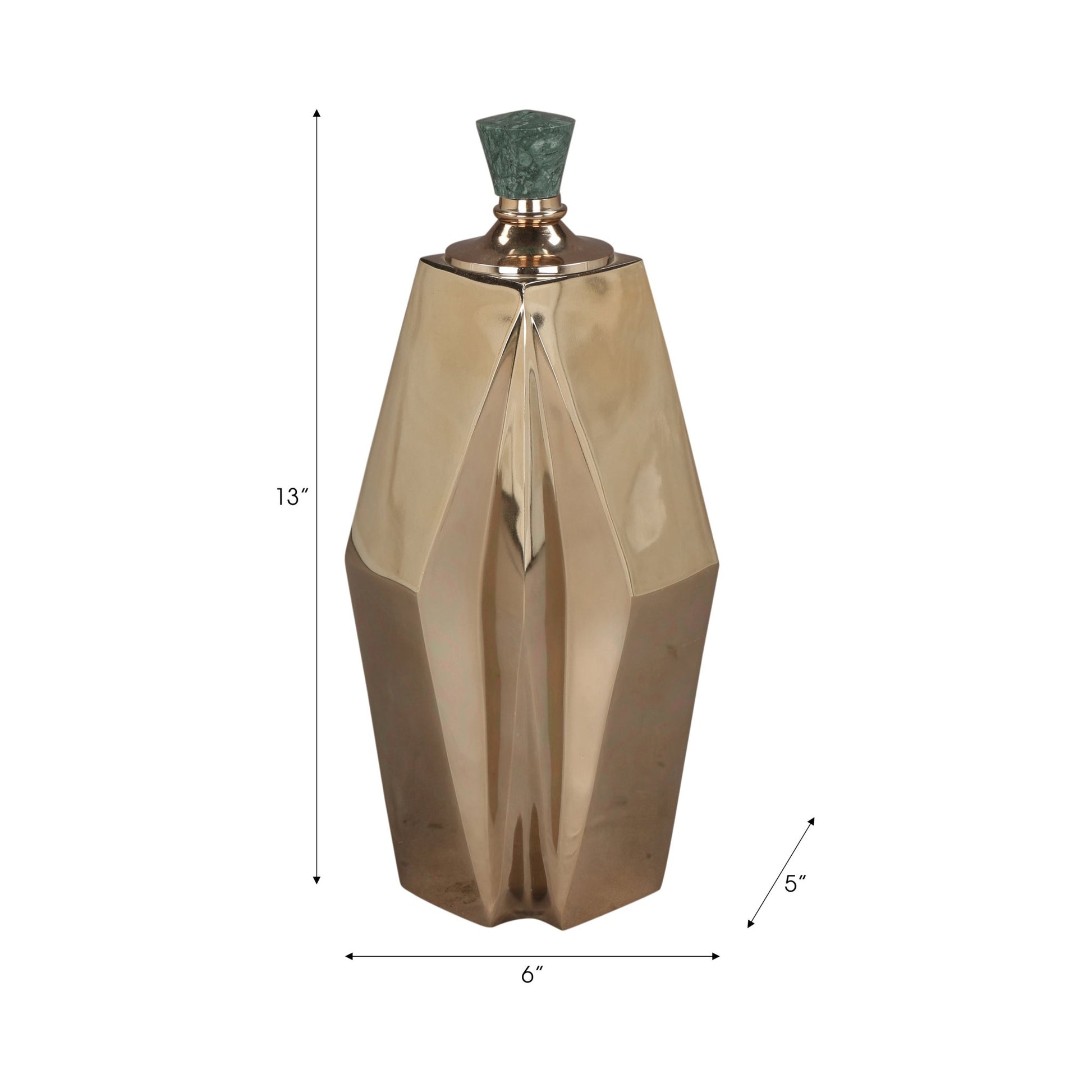 Beloit Gold Bottle Vases and Jars| Sagebrook Home