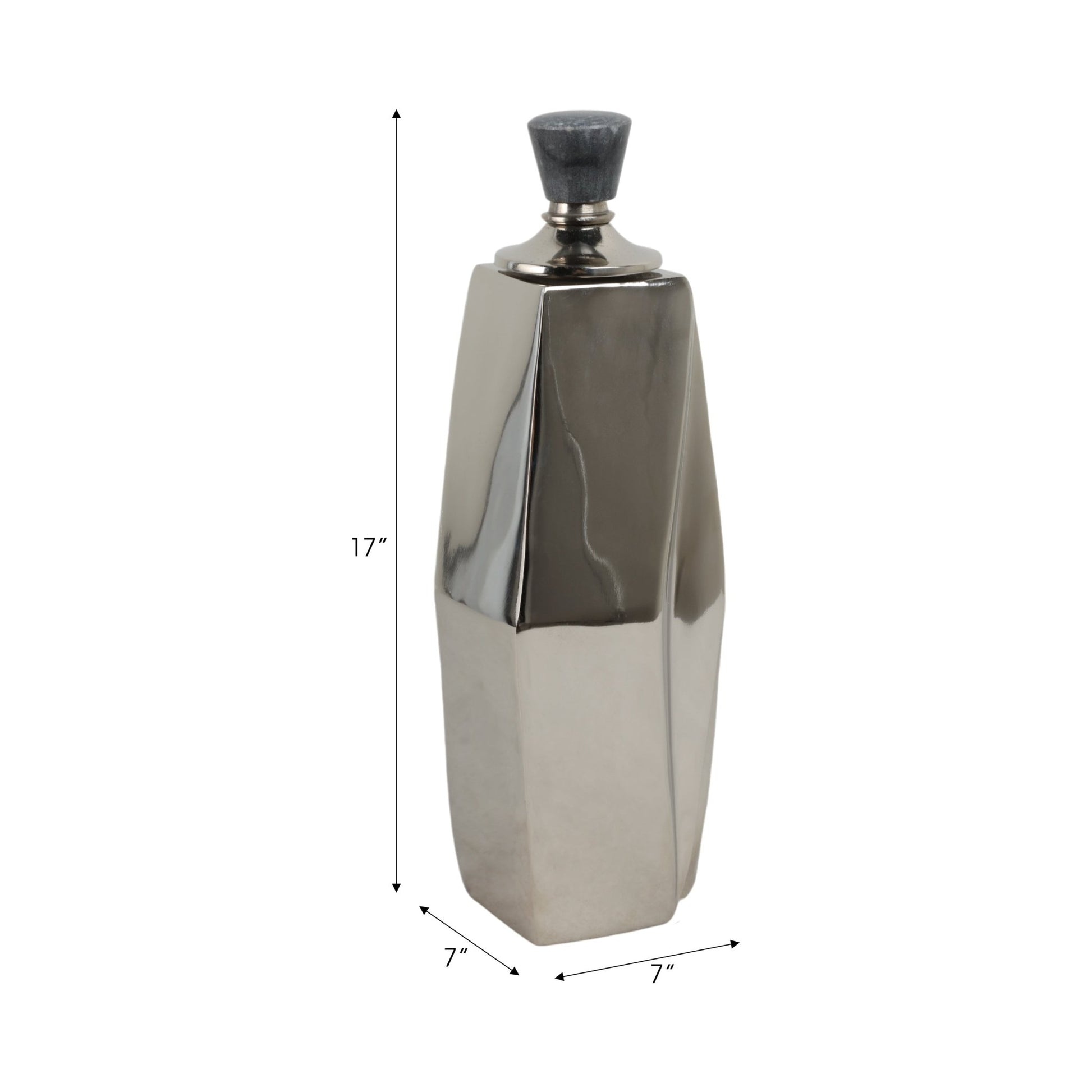 Beloit Silver Bottle Vases and Jars| Sagebrook Home