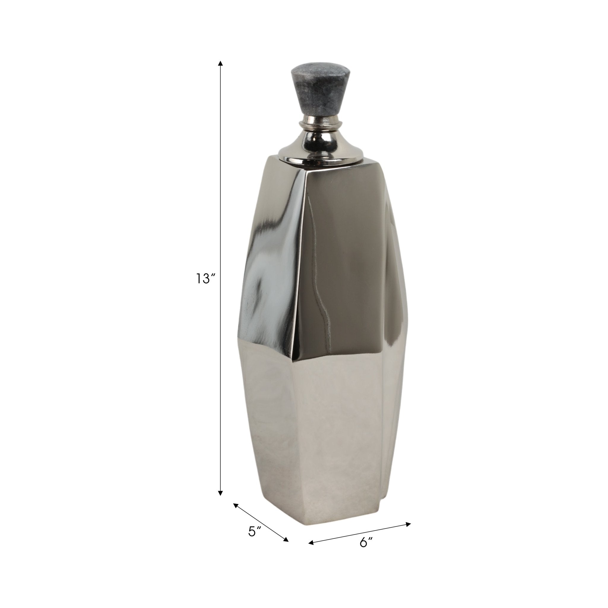 Beloit Silver Bottle Vases and Jars| Sagebrook Home