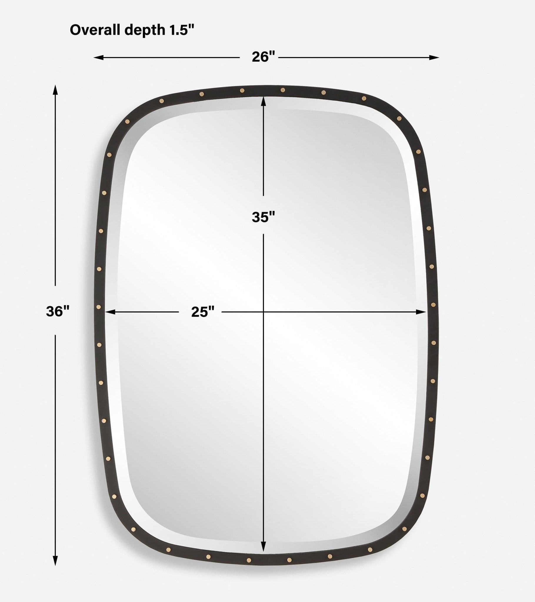 Benedo Industrial Mirror Mirrors| Uttermost