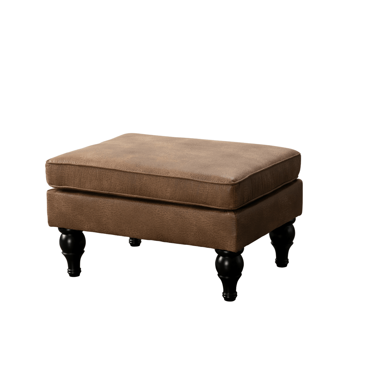 Saddle Brown Chair+Ottoman Chairs| Roots Furniture