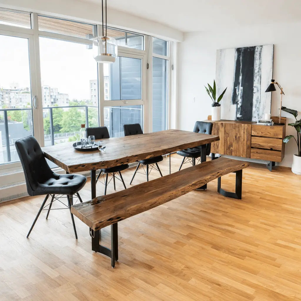 Bent Bench Small Dining Benches| Moe's Home