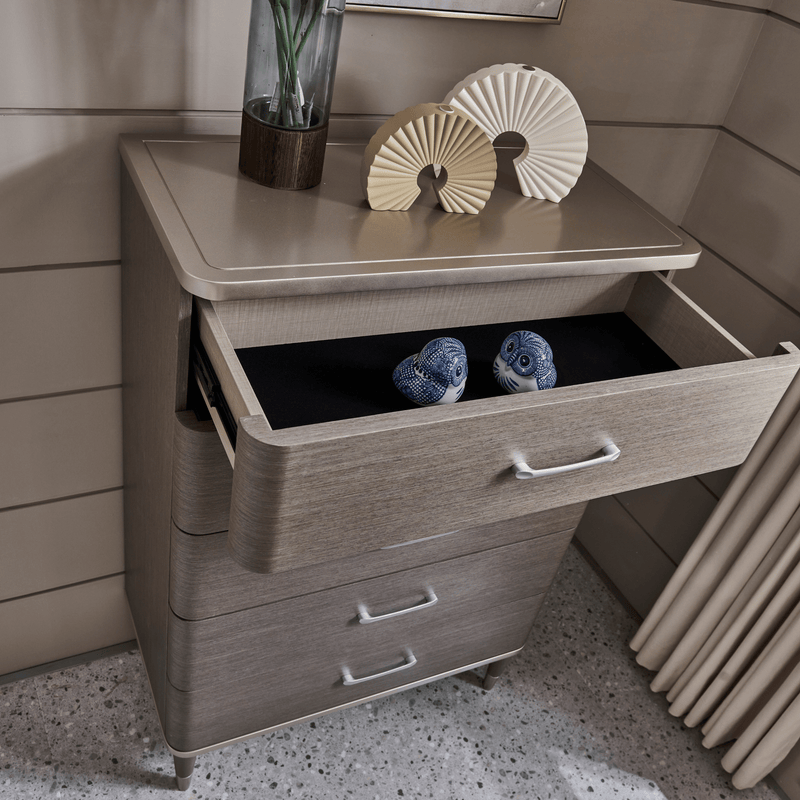 Berlin Gray King Bedroom Set With Two Free Gift GLASS TABLE LAMP - Al Rugaib Furniture