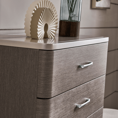 Berlin Gray King Bedroom Set With Two Free Gift GLASS TABLE LAMP - Al Rugaib Furniture