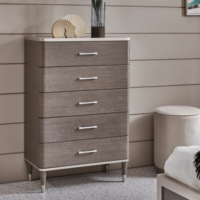 Berlin Gray King Bedroom Set With Two Free Gift GLASS TABLE LAMP - Al Rugaib Furniture