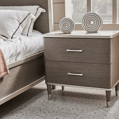 Berlin Gray King Bedroom Set With Two Free Gift GLASS TABLE LAMP - Al Rugaib Furniture