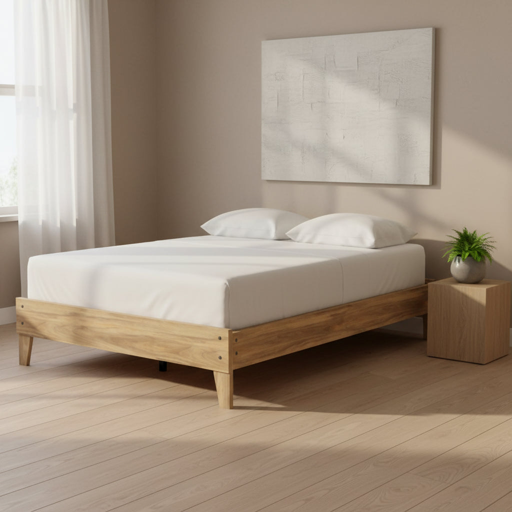Bermacy Queen Platform Bed Beds| Ashley Homestore