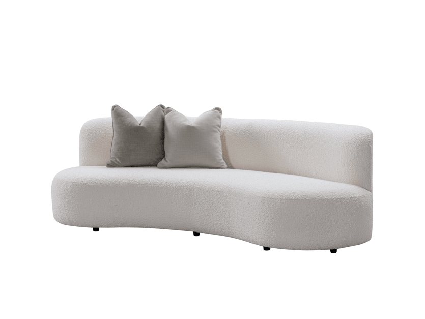 Besa Off-White Boucle Sofa Sofas & Loveseats| Roots Furniture