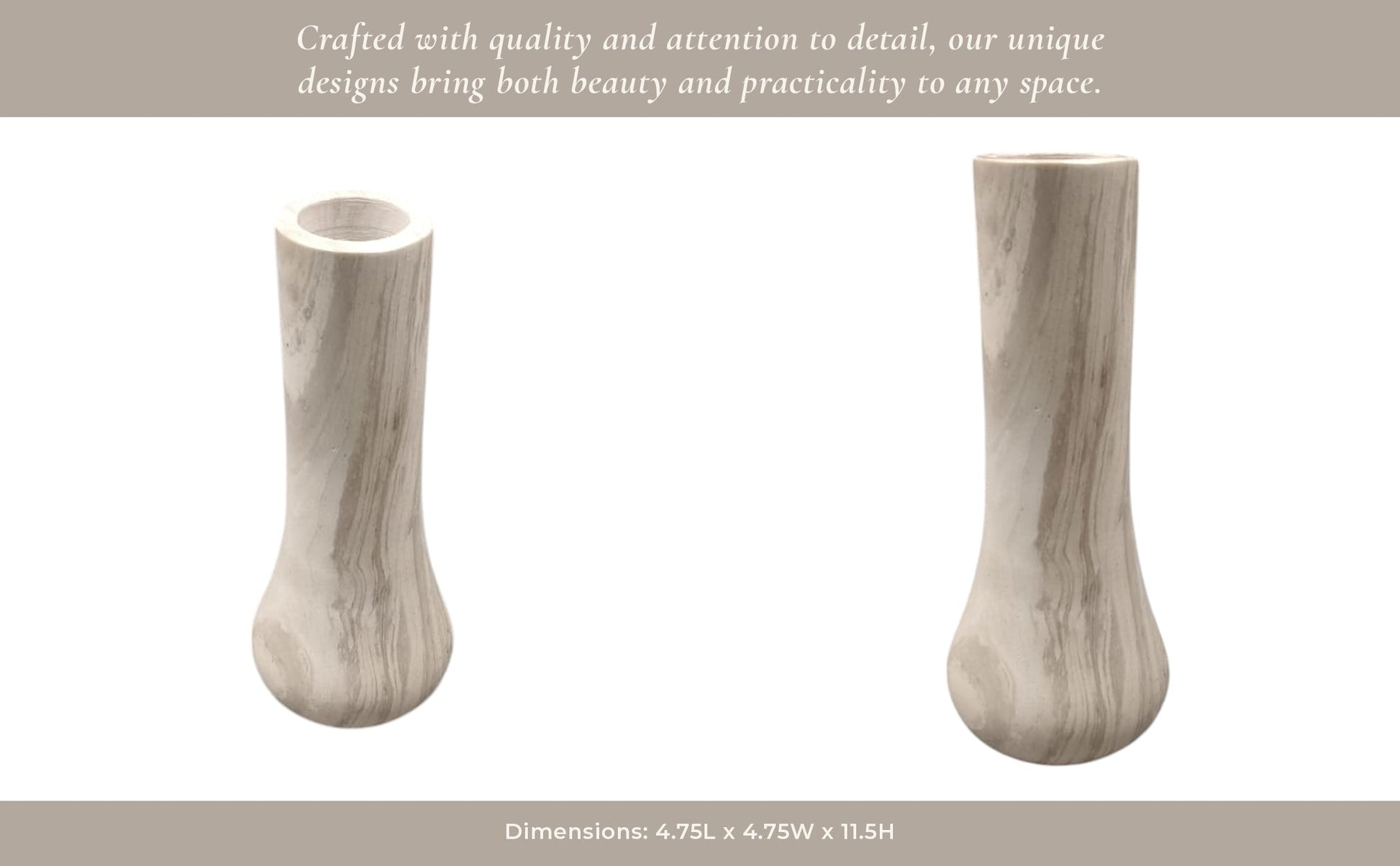 Bethul Marble Vase Vases and Jars| Sagebrook Home