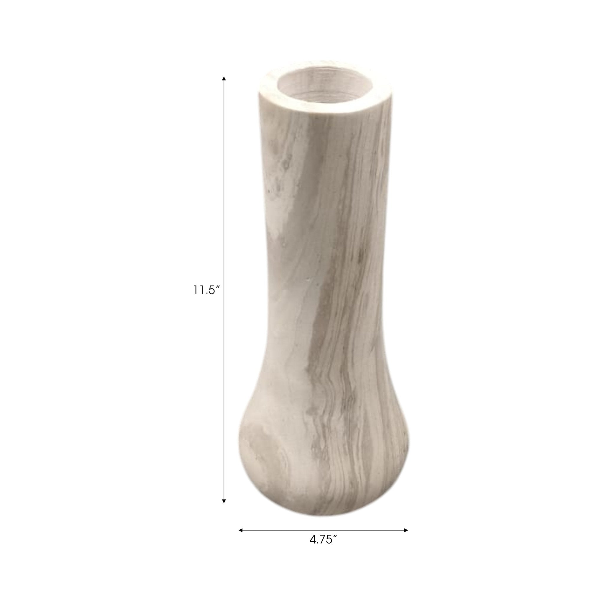 Bethul Marble Vase Vases and Jars| Sagebrook Home