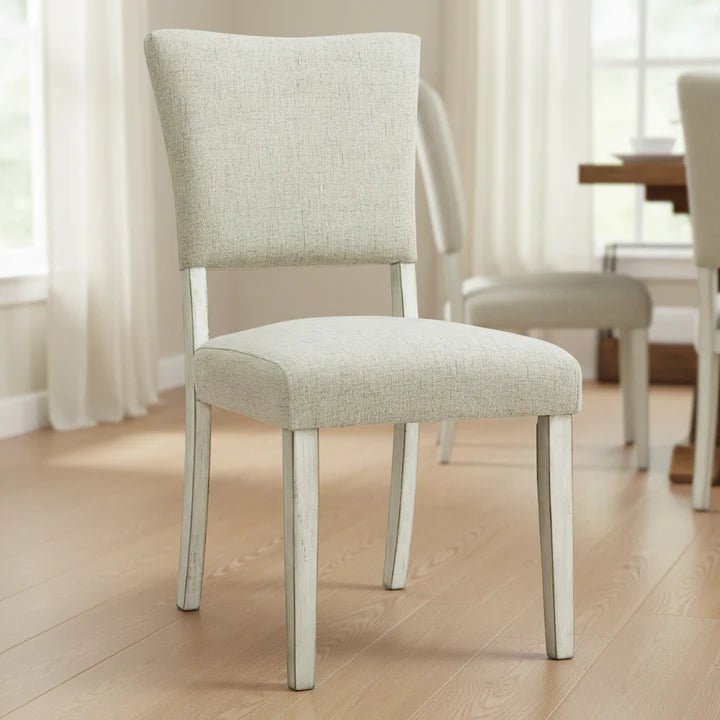 Bette Dining set w/white marble/ 6 side Chair in White Dining Tables| Roots Furniture