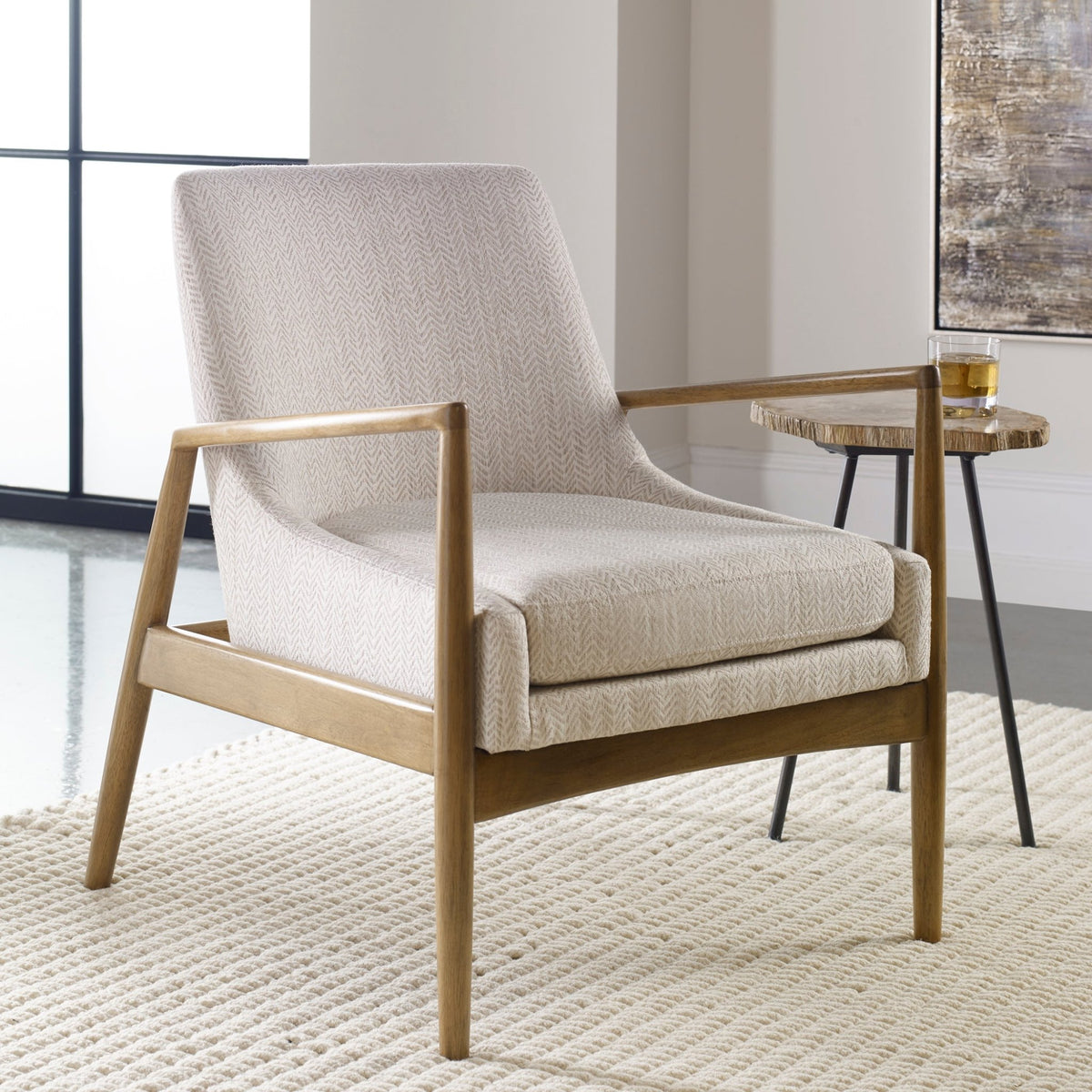 Bev Accent Chair Chairs| Uttermost