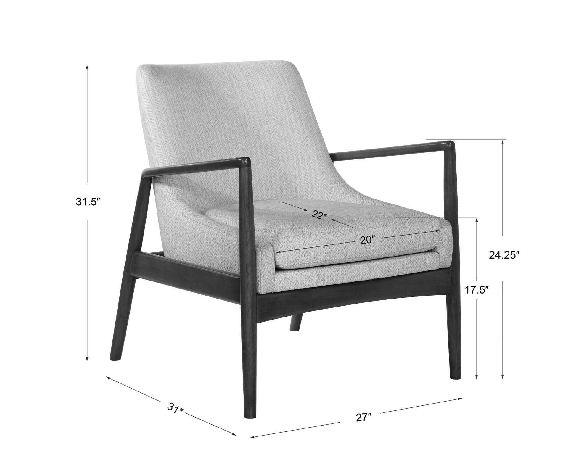 Bev Accent Chair Chairs| Uttermost