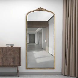Bevel mirror, antique gold leaf finishing - Al Rugaib Furniture