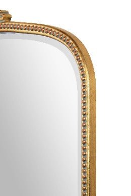 Bevel mirror, antique gold leaf finishing - Al Rugaib Furniture