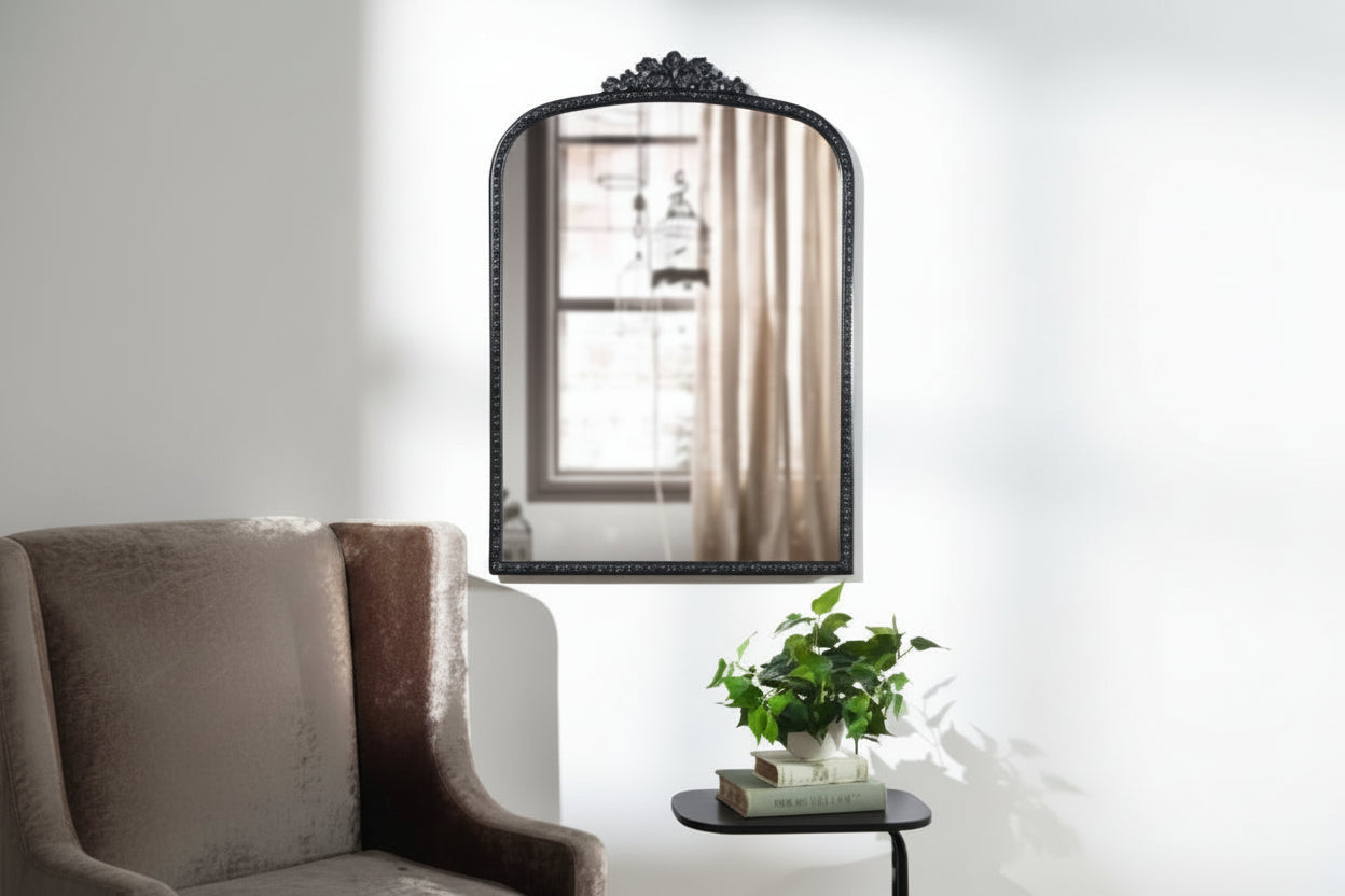 Bevel mirror, antique gold leaf finishing Mirrors| AlRugaib Furniture