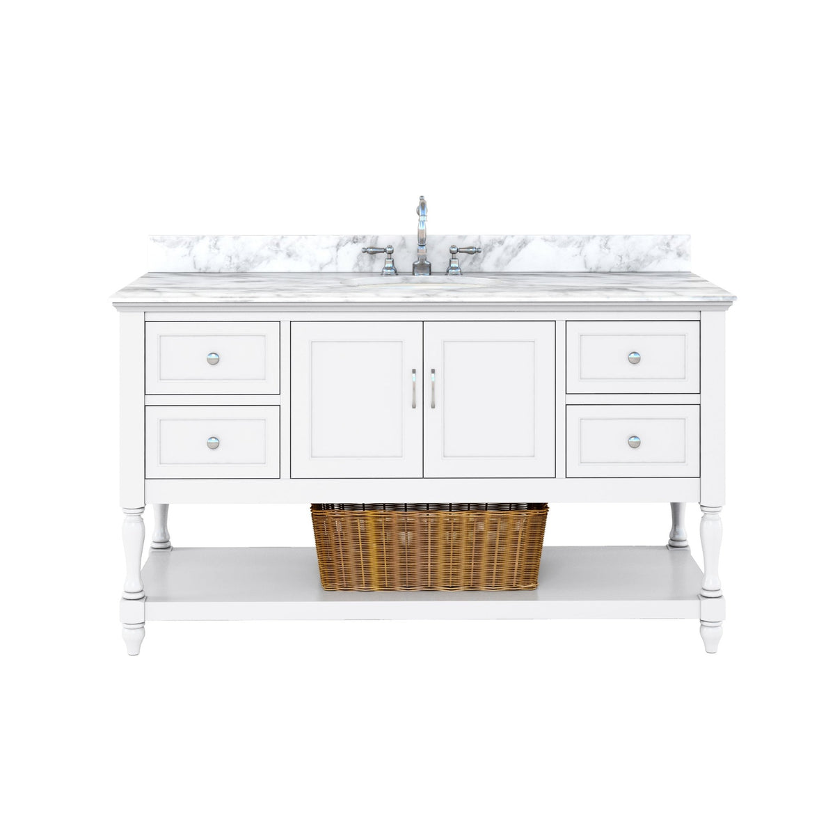Beverly 60" Vanity Vanity| Roots Furniture