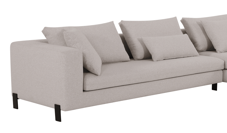Bianca 3 Seater Left Thin Arm Sectionals| Roots Furniture