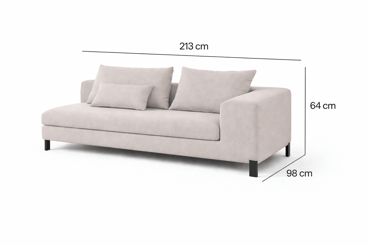 Bianca 3 Seater Right Fat Arm Sectionals| Roots Furniture