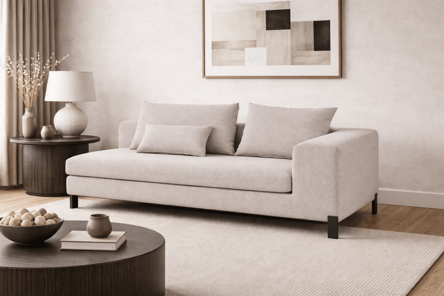 Bianca 3 Seater Right Fat Arm Sectionals| Roots Furniture
