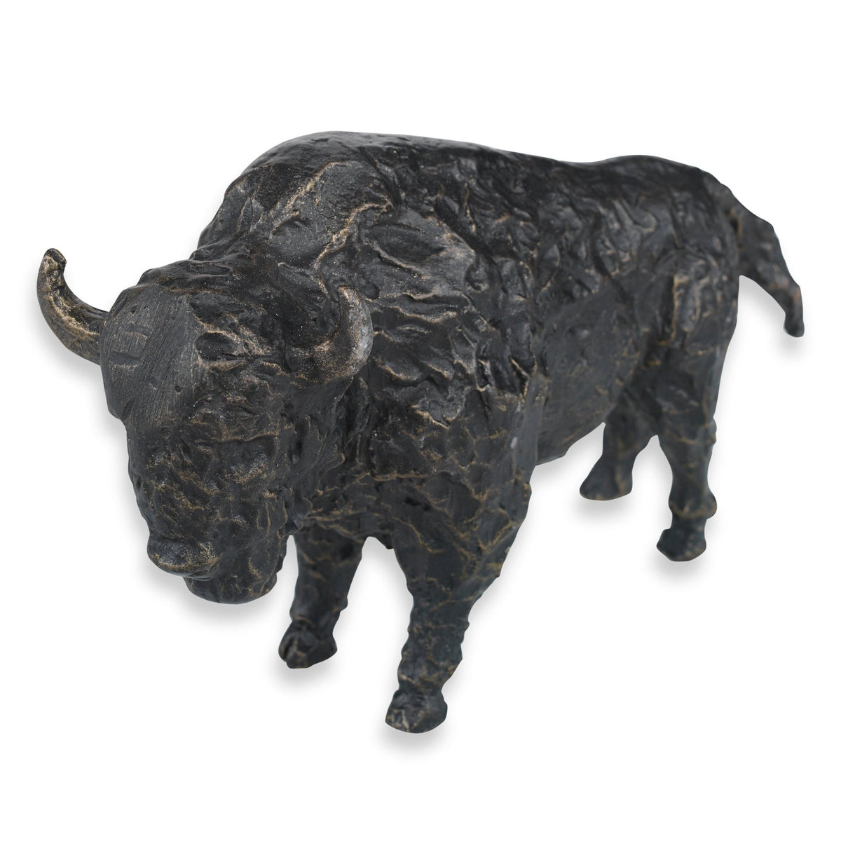 Bison Metal Wall Sculpture Table Decors| Uttermost