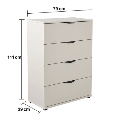 Bisque Beige Chest - Al Rugaib Furniture