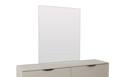 Bisque Beige Dresser with Mirror - Al Rugaib Furniture