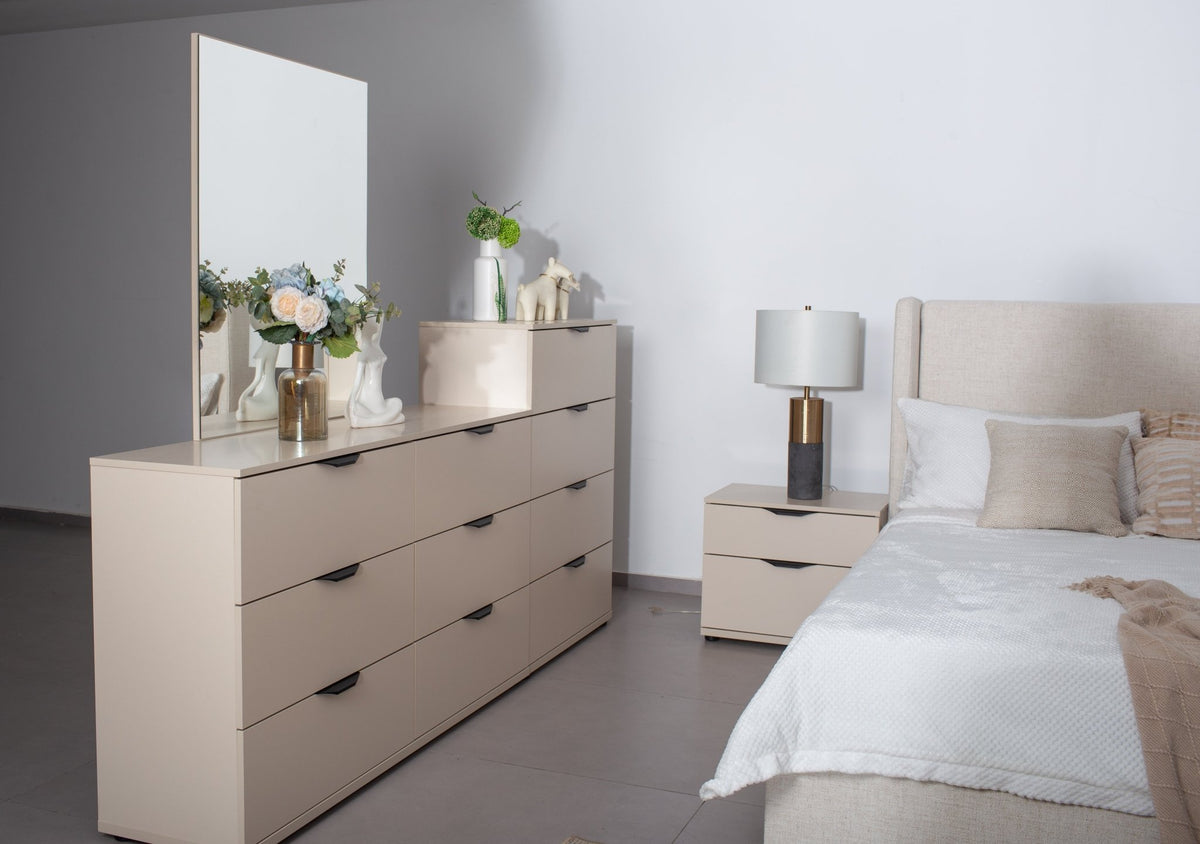 Bisque Beige NightStand Nightstands| Roots Furniture