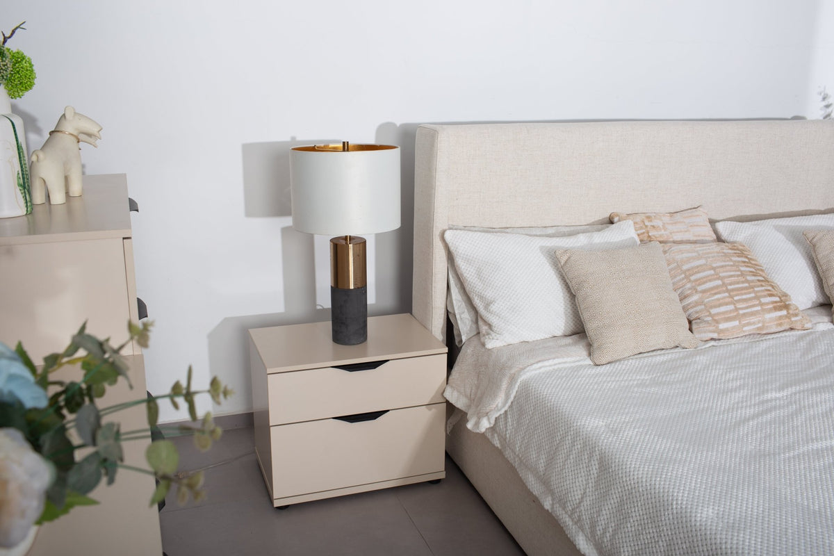 Bisque Beige NightStand Nightstands| Roots Furniture