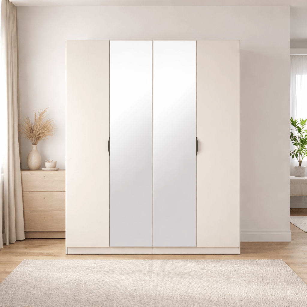 Bisque Beige Wardrobe Wardrobes| Roots Furniture