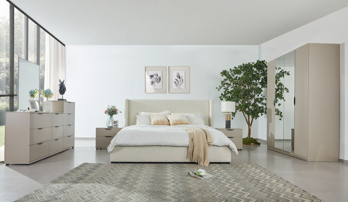 Bisque Beige Wardrobe Wardrobes| Roots Furniture
