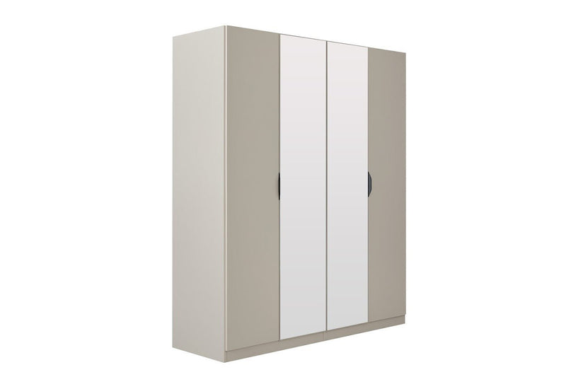 Bisque Beige Wardrobe - Al Rugaib Furniture
