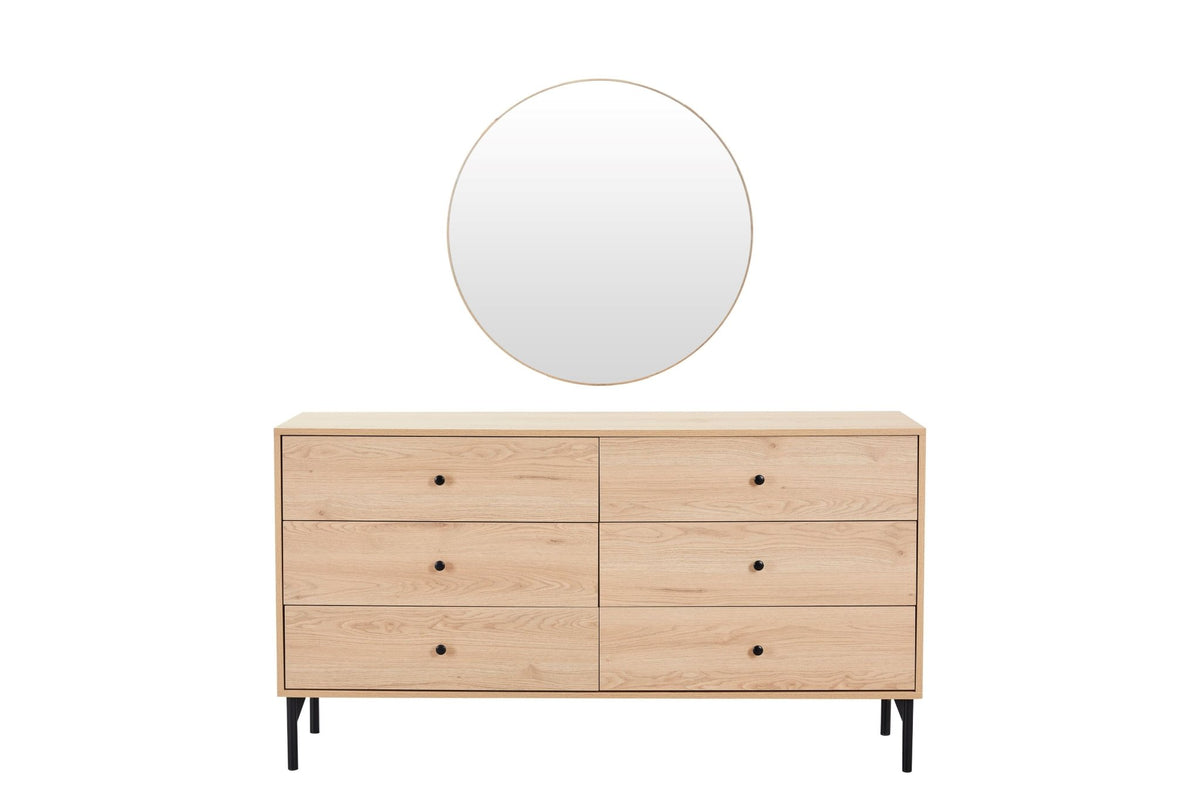 Bisque Brown Mirror Mirrors| Roots Furniture