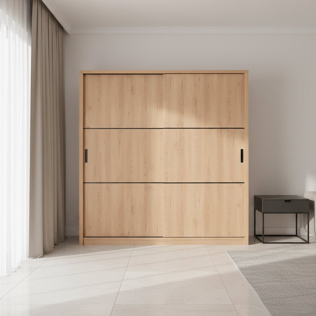 Bisque Brown Wardrobe Wardrobes| Roots Furniture