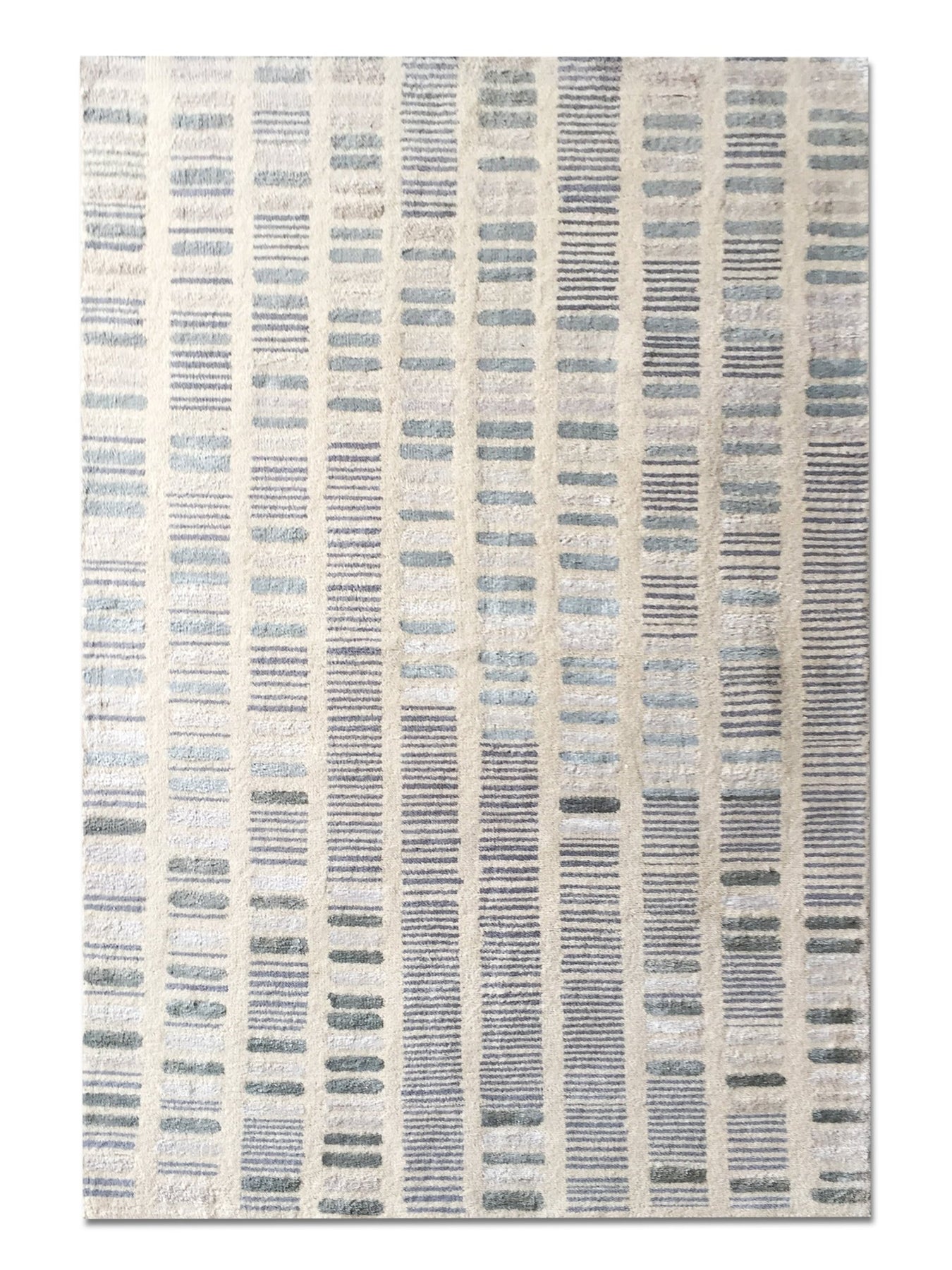 Black and Natural Striped Jute Rug - Modern Farmhouse Style - Al Rugaib ...