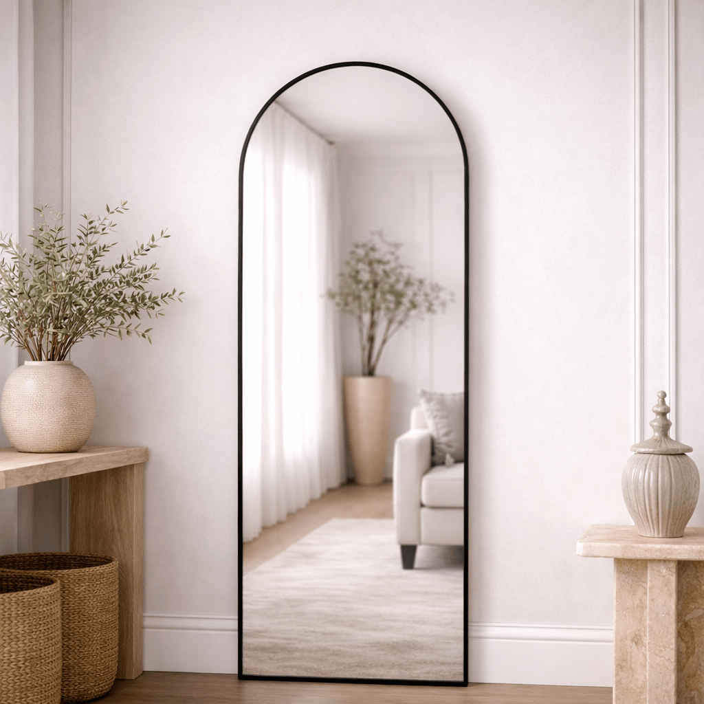 Black Arch Body Mirror Mirrors| Roots Furniture