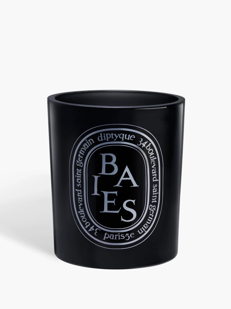 Black candle Baies 300 g / 10,2 oz - Al Rugaib Furniture