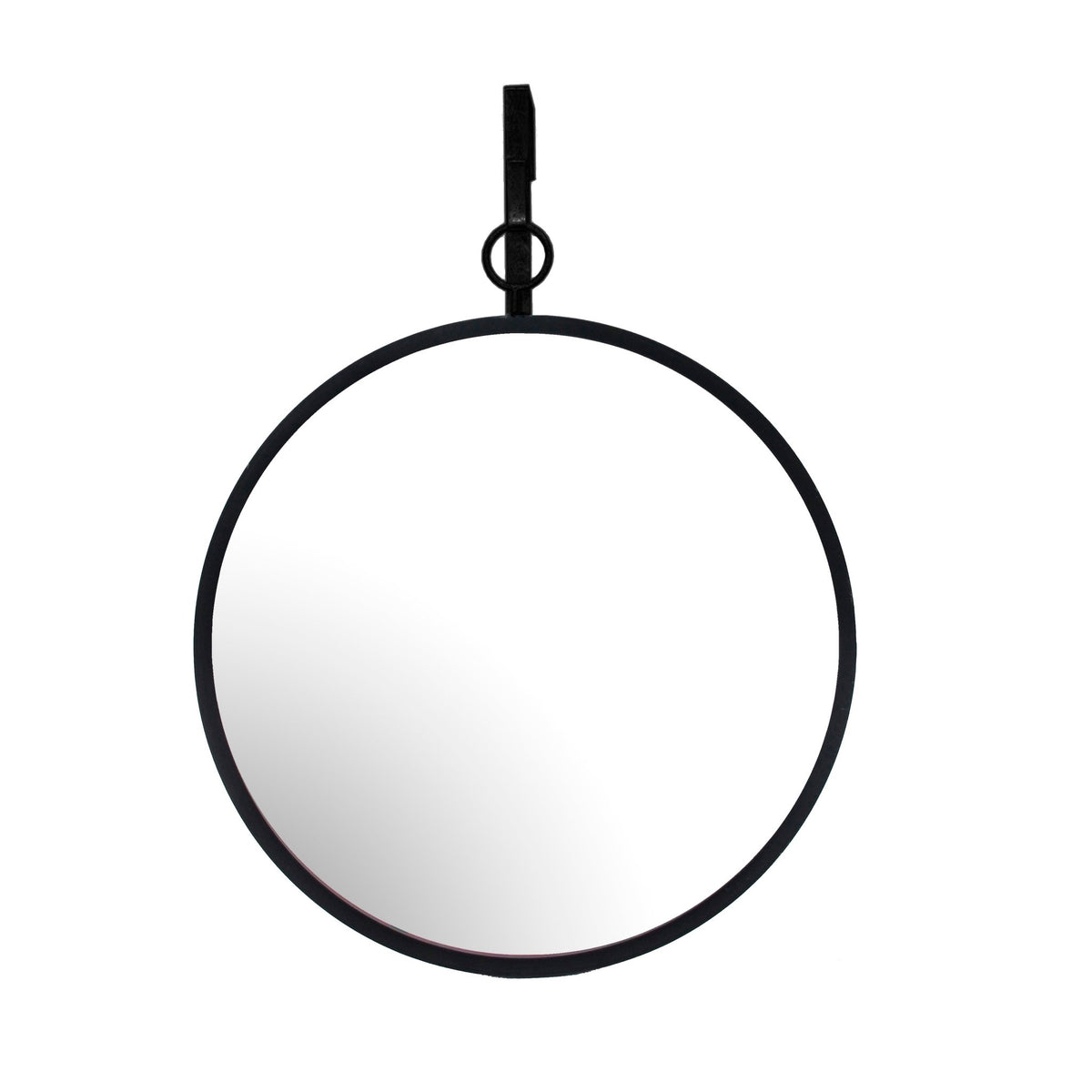 BLACK HANGING MIRROR, CIRCLE Mirrors| Sagebrook Home