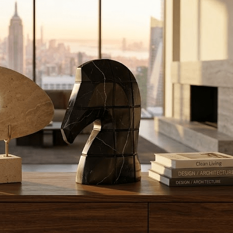 BLACK HORSE SCULPTURE Table Decors| Uttermost