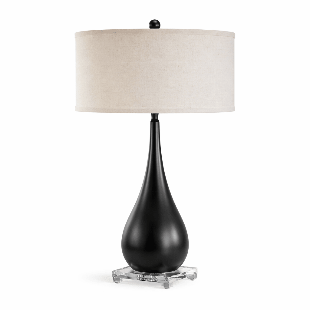 Black Lagrima Table Lamp 24" Table Lamps| Uttermost