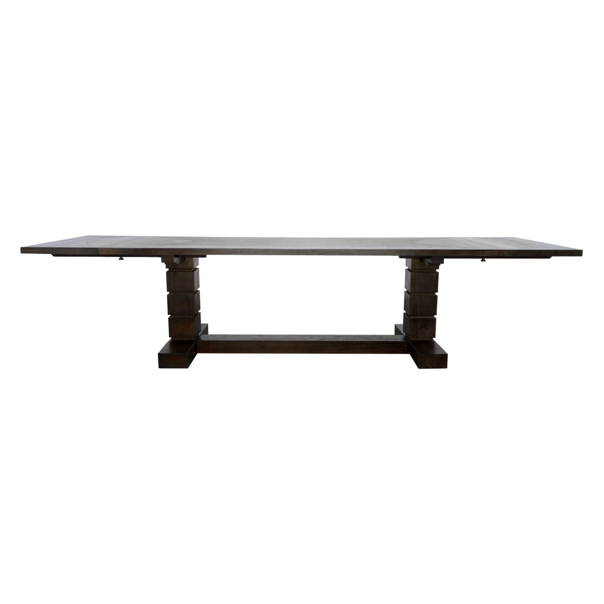 Black Magic Extension Dining Table, 2 CARTONS Table Decors| Uttermost
