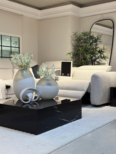 Black Marquino Marble Coffee Table - Al Rugaib Furniture