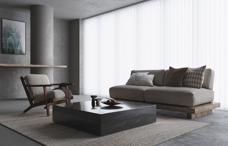 Black Marquino Marble Coffee Table - Al Rugaib Furniture