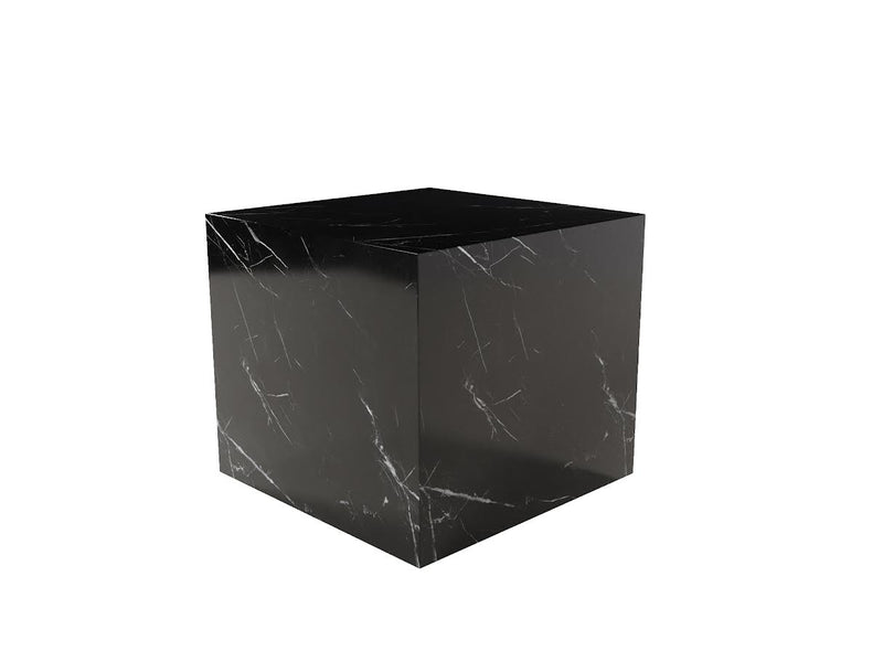 Black Marquino Marble Side Table - Al Rugaib Furniture