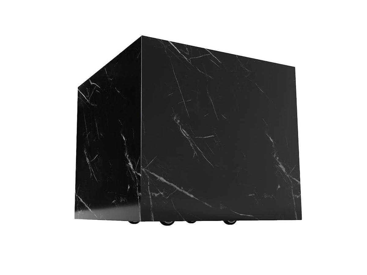 Black Marquino Marble Side Table Accent & End Tables| Roots Furniture