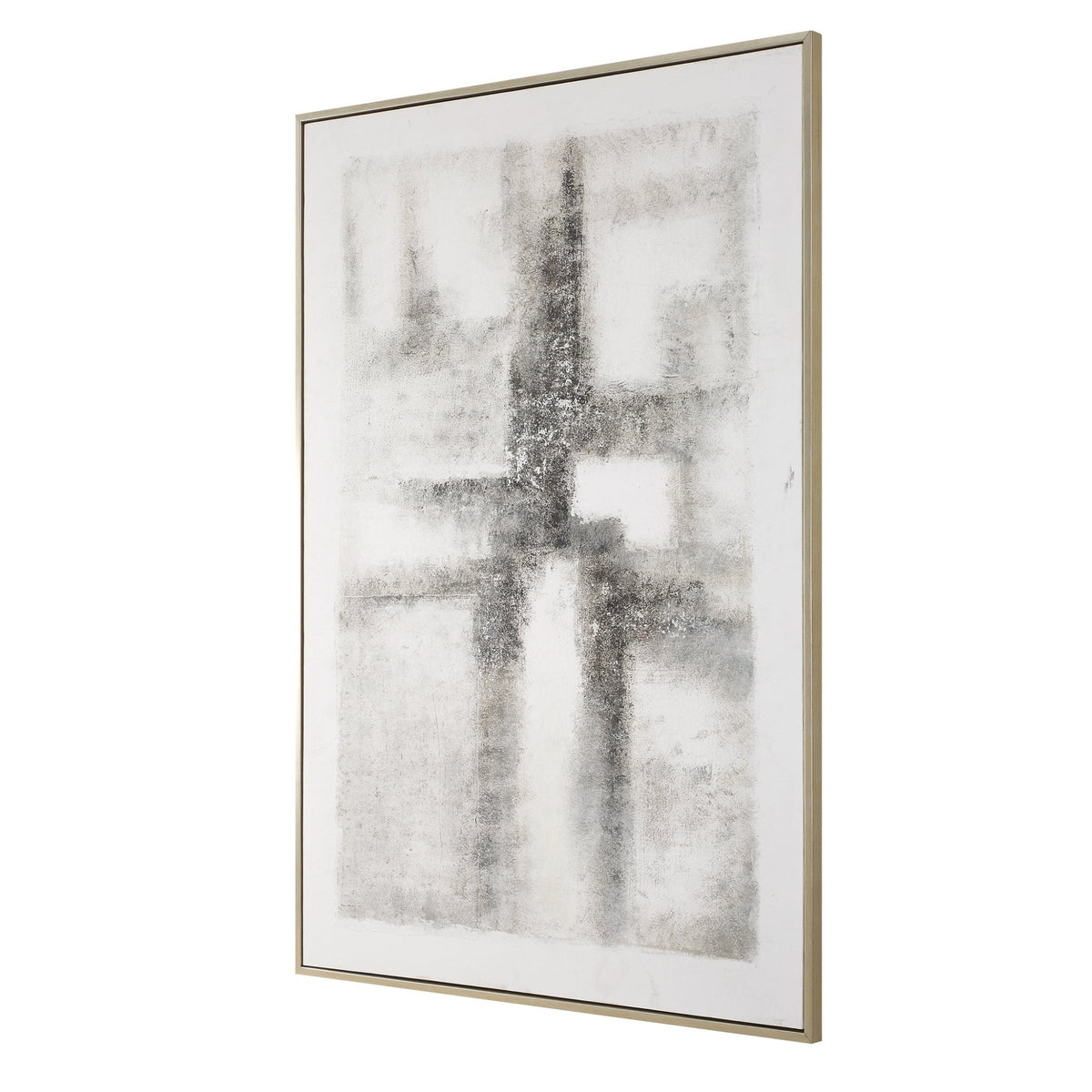 BLACK & WHITE ABSTRACT Hand Painted Canvas Paintings & Pictures| Uttermost