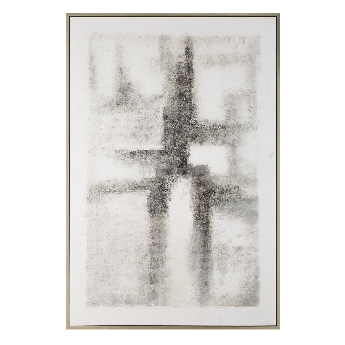 BLACK & WHITE ABSTRACT Hand Painted Canvas Paintings & Pictures| Uttermost