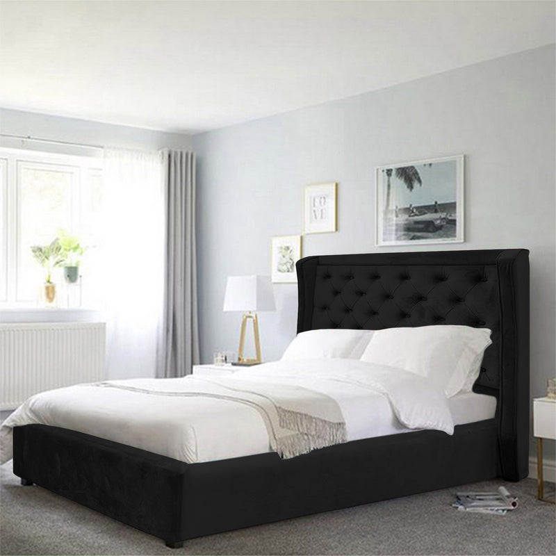 In House | Lychee Bed Frame Velvet - 200x120 cm