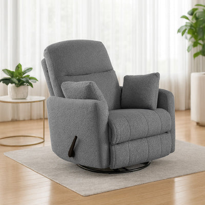 BlissChair | Velvet Rocking Recliner Chair - Al Rugaib Furniture