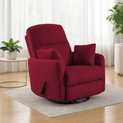 BlissChair | Velvet Rocking & Rotating Recliner Chair - Al Rugaib Furniture